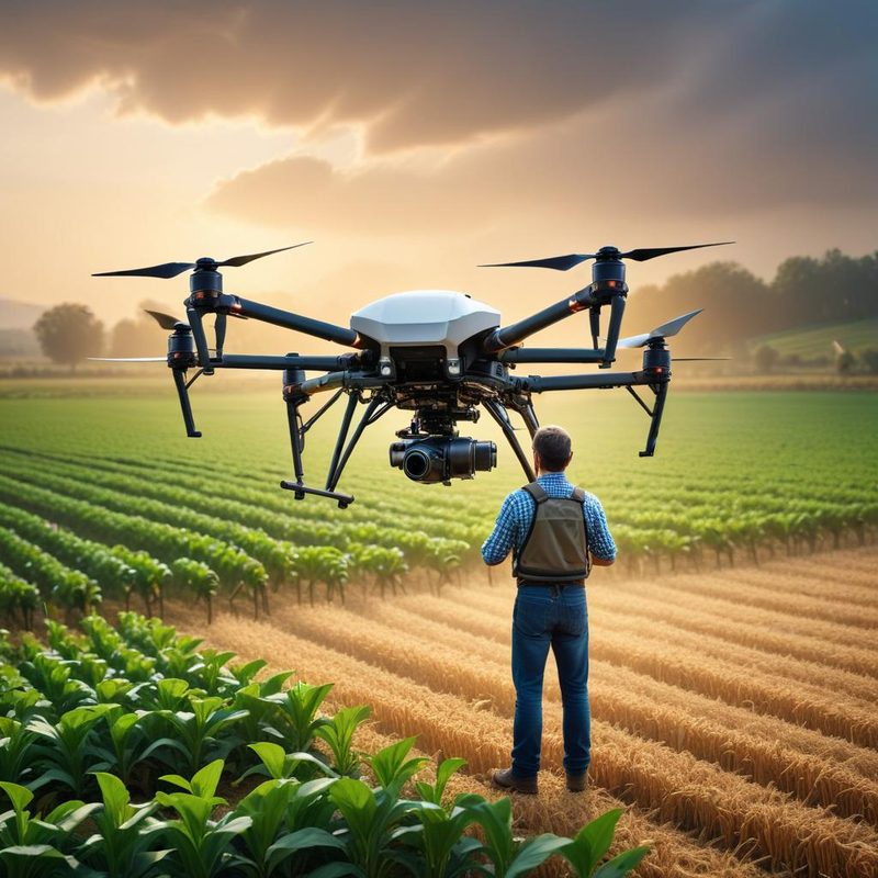 Descubra como o drone com câmera para agricultura revoluciona plantações