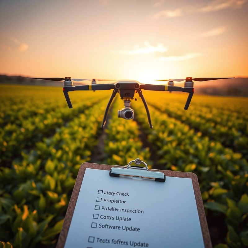 Checklist de Manutenção Preventiva para Drones Agrícolas: Garanta a Eficiência do Seu Equipamento