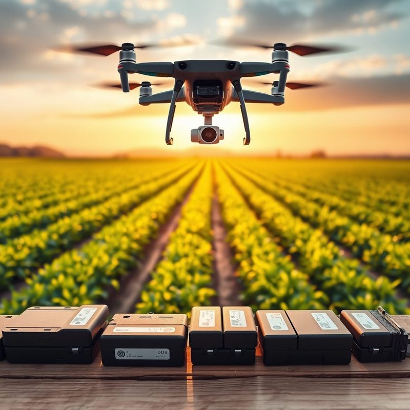 Baterias para drones agrícolas: Tudo o que você precisa saber