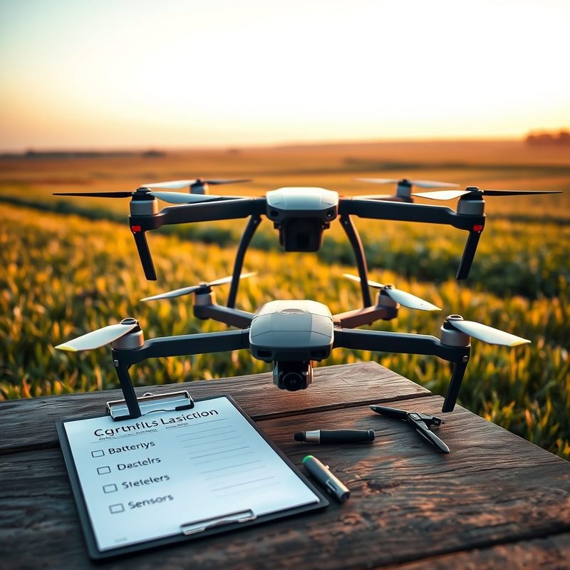 Checklist Essencial: O Que Verificar Antes de Cada Voo do Seu Drone Agrícola