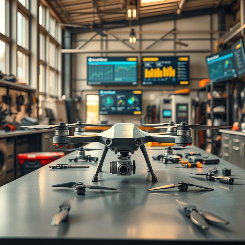 O Futuro da Manutenção de Drones Agrícolas: Tendências e Tecnologias