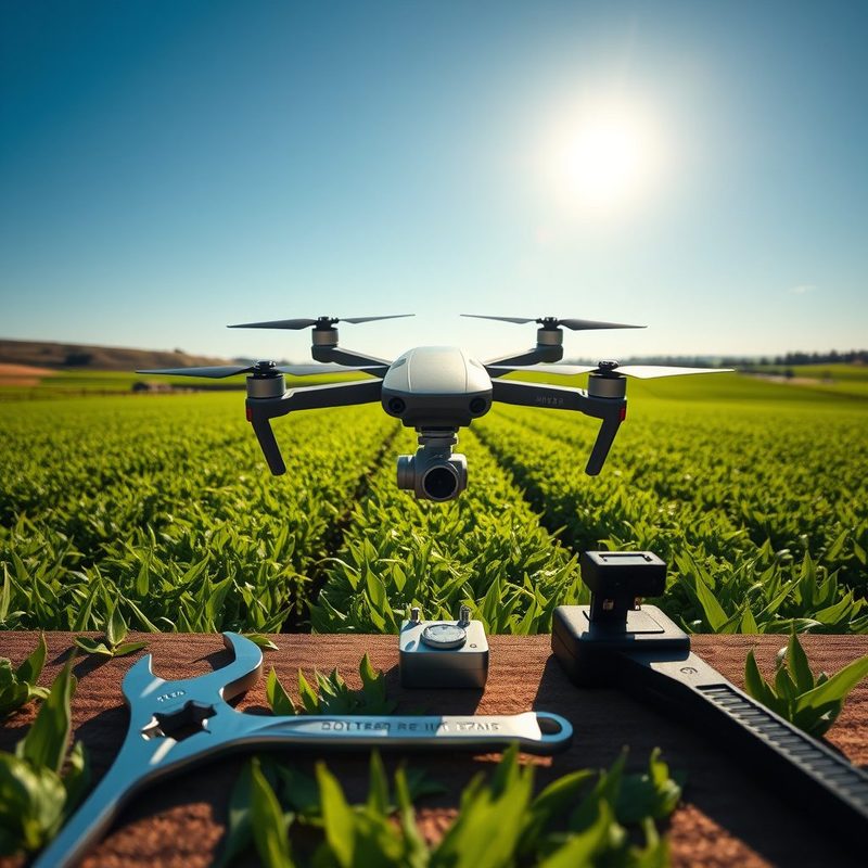 Drones Agrícolas e Sustentabilidade: O Papel da Manutenção