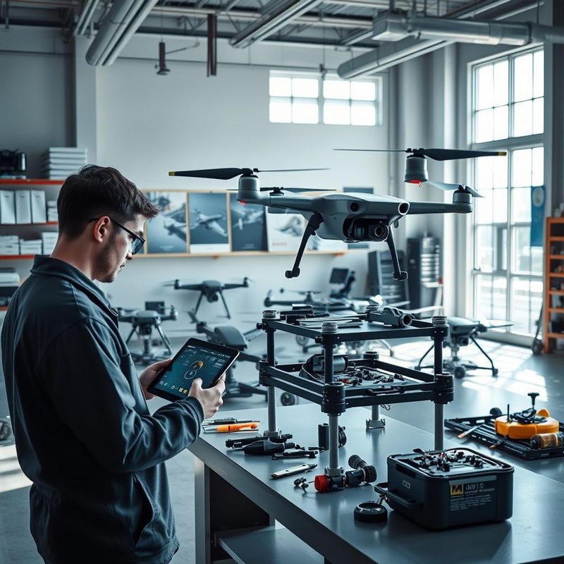 Inteligência Artificial na Manutenção de Drones: O Que Esperar