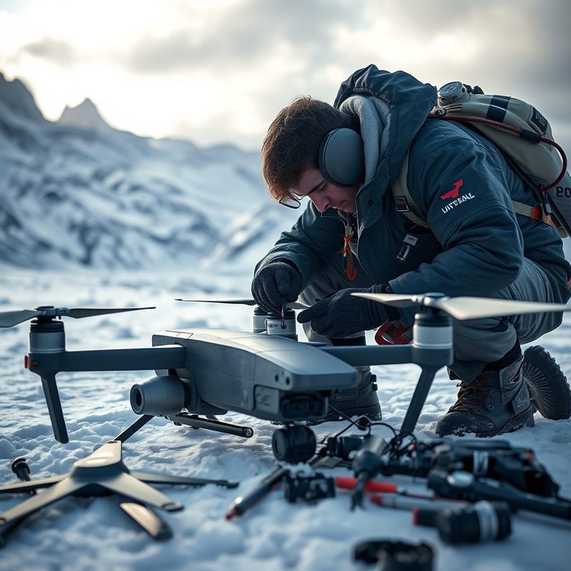Desafios Reais: Manutenção de Drones em Condições Extremas
