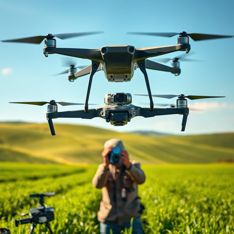 Drones para Mapeamento Agrícola: Manutenção da Câmera e Sensores