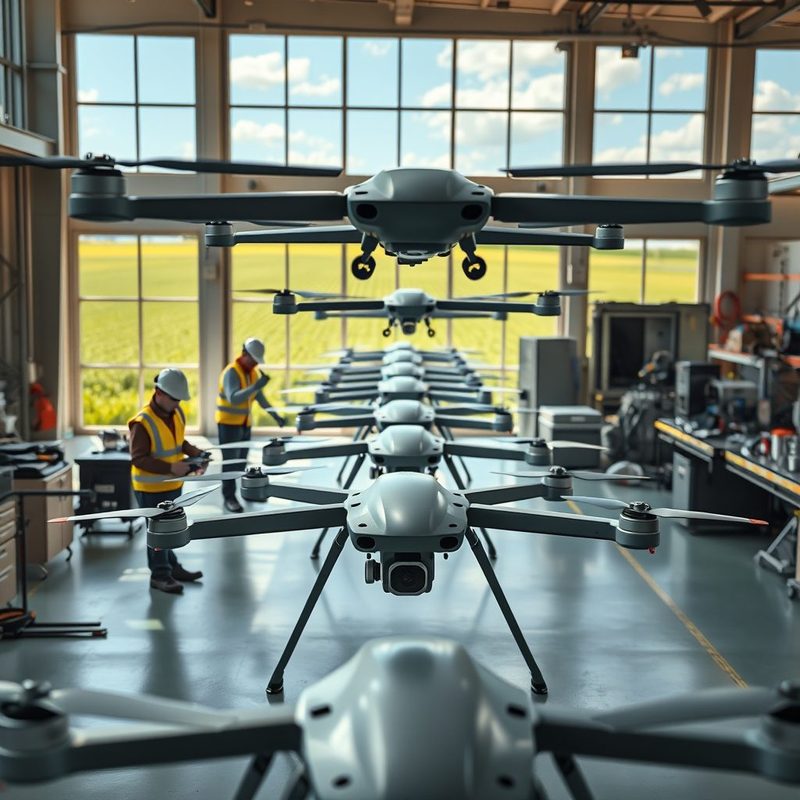 Manutenção de Drones Agrícolas em Grandes Frotas: Desafios e Soluções