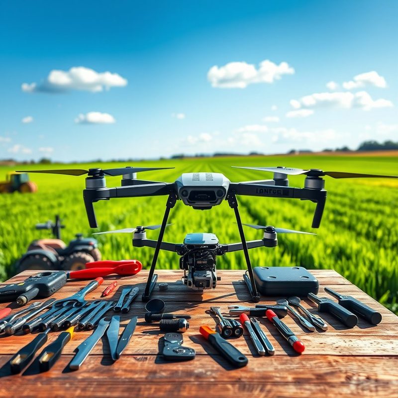 Manutenção de Drones Agrícolas: Ferramentas Essenciais para o Campo