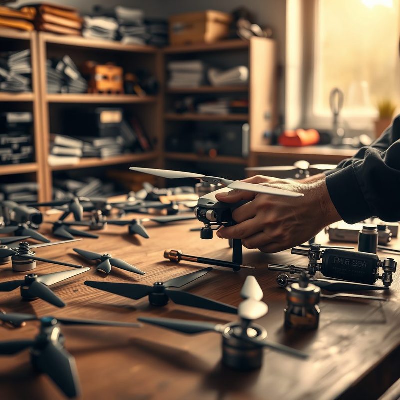 Reparo de Hélices e Motores: Mantenha Seu Drone Voando Seguro
