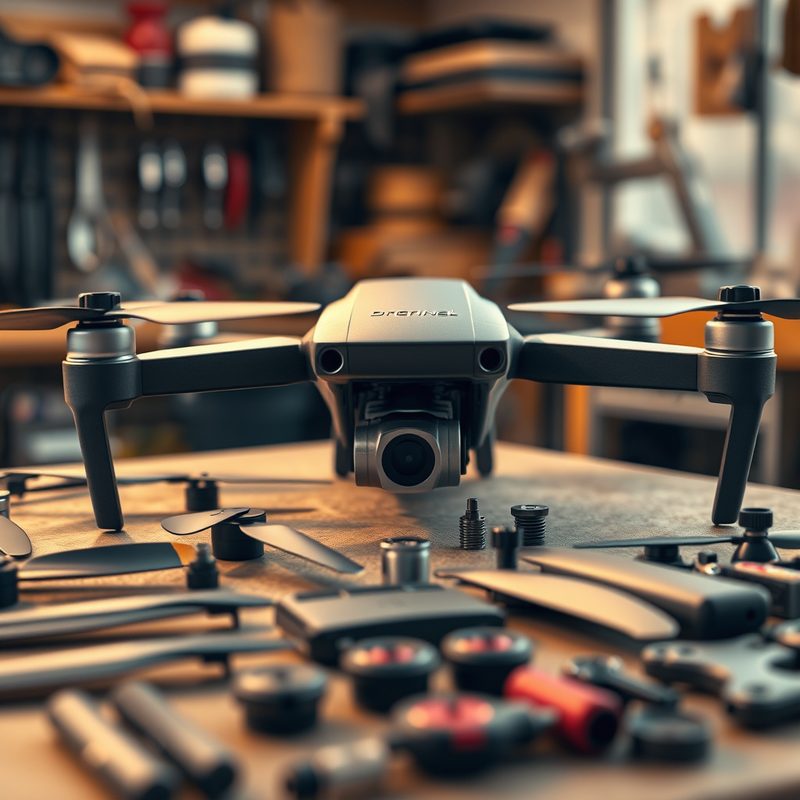 A Importância de Peças Originais na Manutenção de Drones