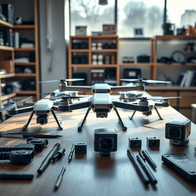 Guia Prático para a Substituição de Câmeras e Sensores em Drones