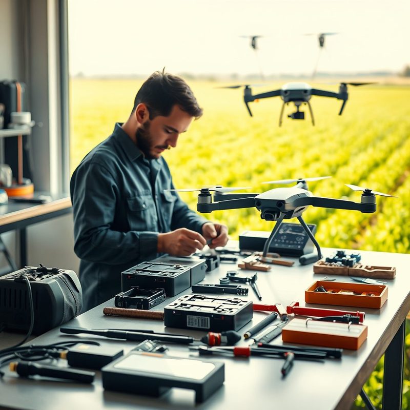 Como Cuidar das Baterias do Seu Drone Agrícola: Guia Completo