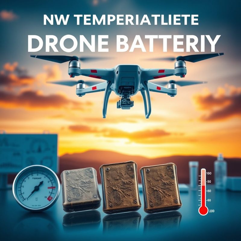 Como a Temperatura Afeta a Vida Útil das Baterias de Drones