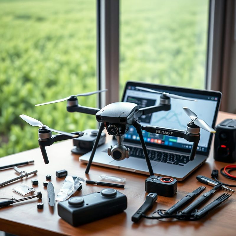 Guia Completo para Atualização de Firmware em Drones Agrícolas