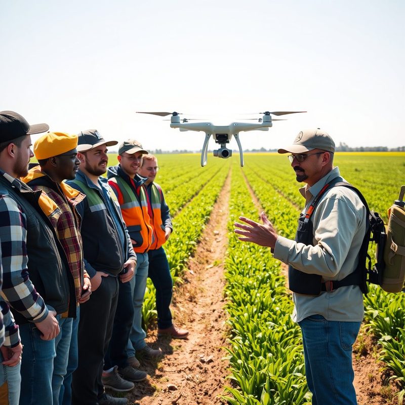Treinamento em Drones Agrícolas: Prepare-se para o Futuro da Agricultura
